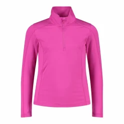 Pile mezza zip Softech da bambina tinta unita