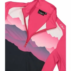 Pile mezza zip Softech da donna stampato