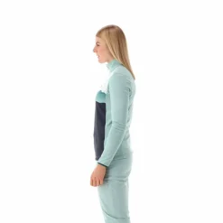 Pile mezza zip Softech da donna stampato