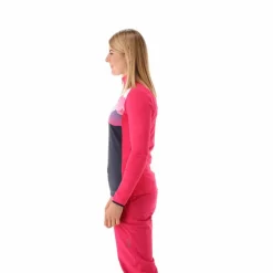 Pile mezza zip Softech da donna stampato