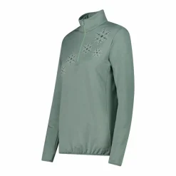 Pile mezza zip Softech melange da donna