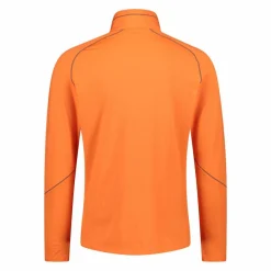 Pile mezza zip Softech uomo con cuciture a vista