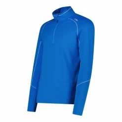 Pile mezza zip Softech uomo con cuciture a vista