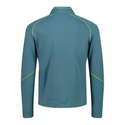 Pile mezza zip Softech uomo con cuciture a vista