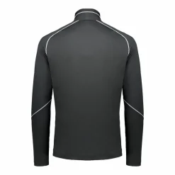 Pile mezza zip Softech uomo con cuciture a vista