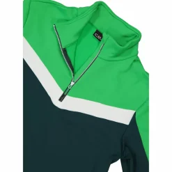 Pile mezza zip Stretch Performance da uomo in block color