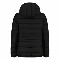 Piumino da bambina con cappuccio taffeta