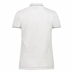 Polo da donna in mèlange elasticizzato