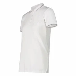 Polo da donna in mèlange elasticizzato