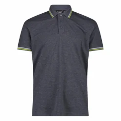 Polo da uomo in poliestere elasticizzato