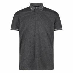Polo da uomo in poliestere elasticizzato
