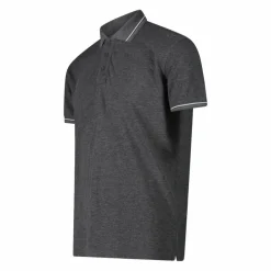 Polo da uomo in poliestere elasticizzato