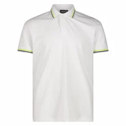 Polo da uomo in poliestere elasticizzato