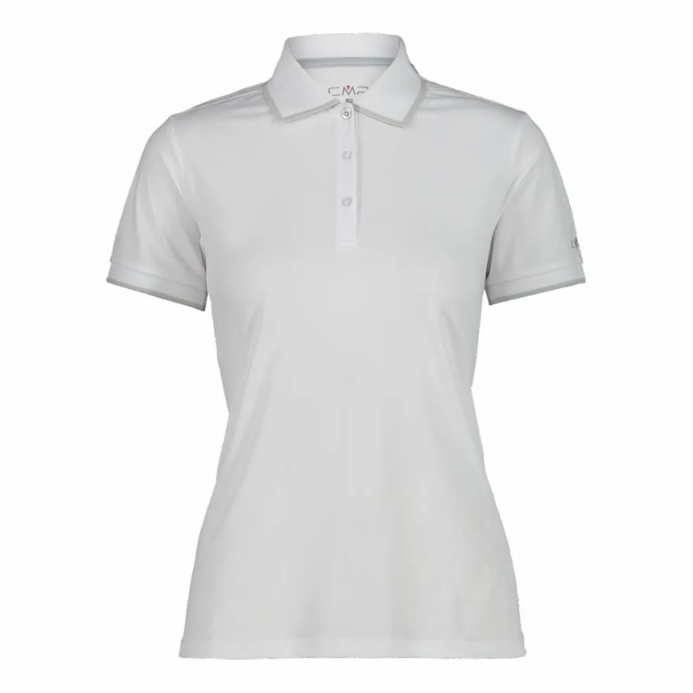 Polo donna in stretch piquet