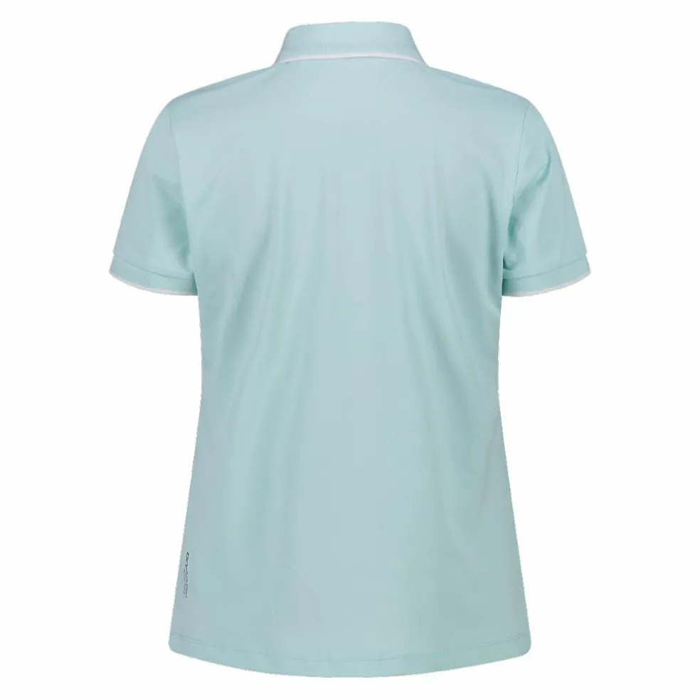Polo donna in stretch piquet