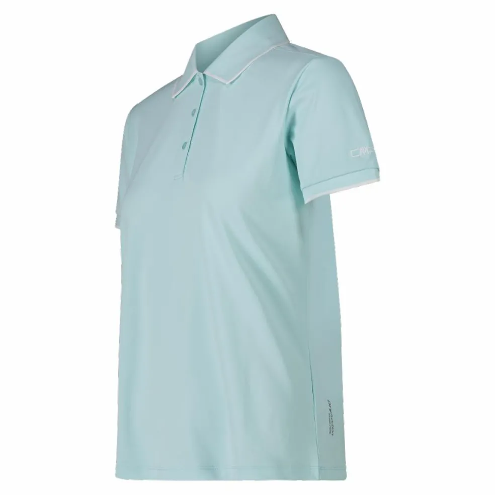 Polo donna in stretch piquet