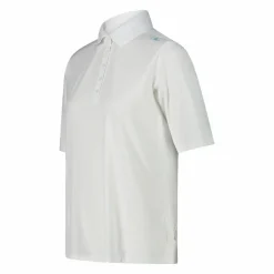 Polo in piquet stretch tinta unita da donna
