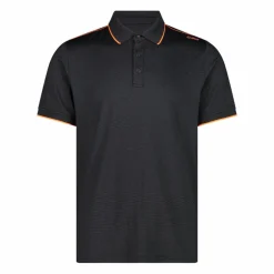 Polo uomo in stretch polyester e modal
