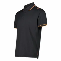 Polo uomo in stretch polyester e modal