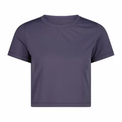 Top maniche corte da donna in stretch polyamide