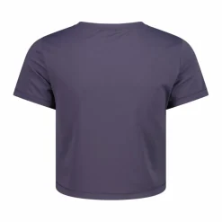 Top maniche corte da donna in stretch polyamide