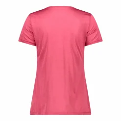 T-shirt collo largo in light jersey da donna