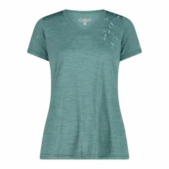 T-shirt collo largo in light jersey da donna