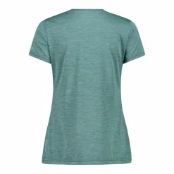 T-shirt collo largo in light jersey da donna