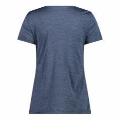 T-shirt collo largo in light jersey da donna