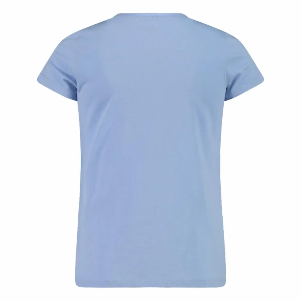T-shirt da bambina in cotone biologico