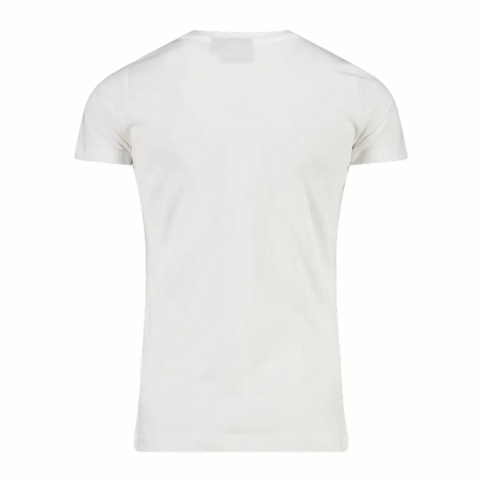 T-shirt da bambina in cotone biologico