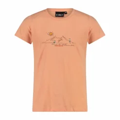 T-shirt da bambina in cotone biologico