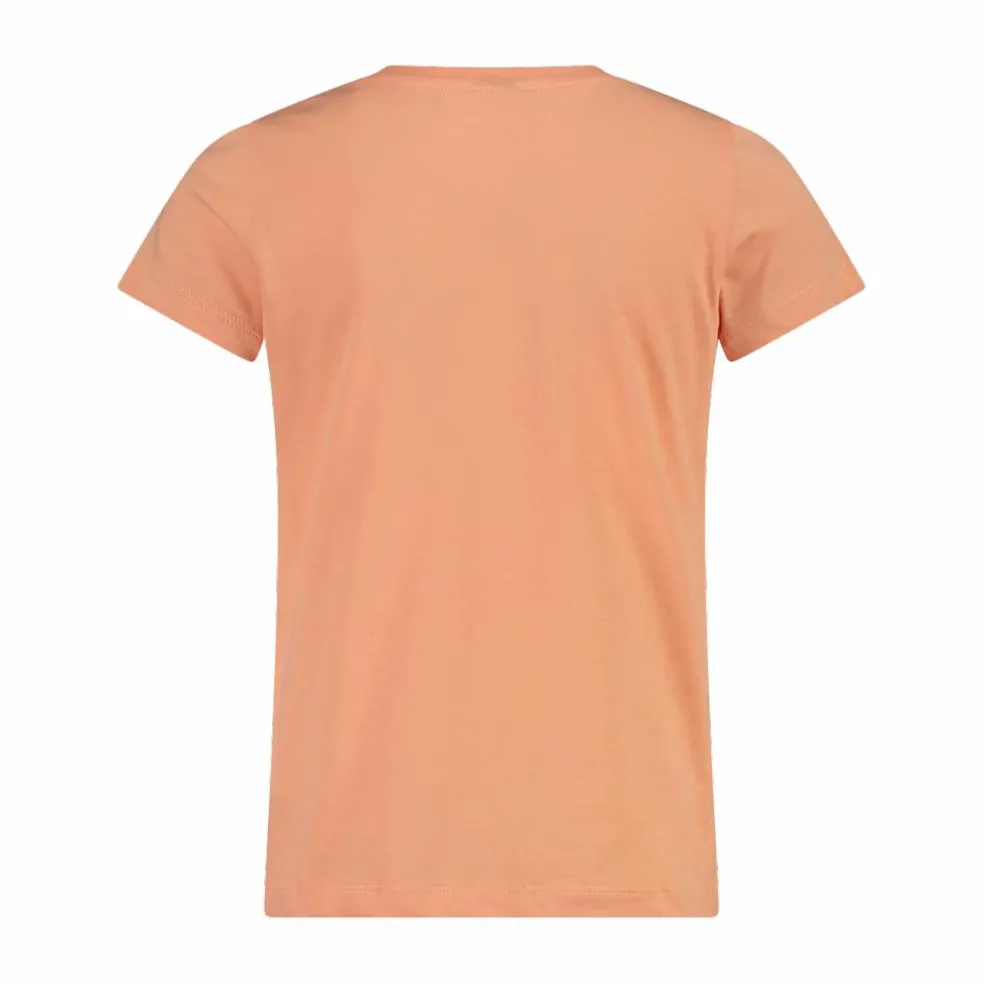 T-shirt da bambina in cotone biologico