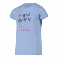 T-shirt da bambina in cotone biologico