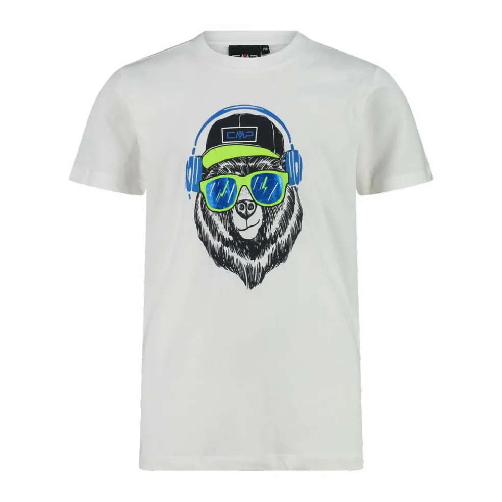 T-shirt da bambino in cotone biologico