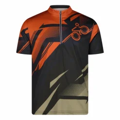 T-shirt da ciclismo da uomo con taschino sul retro