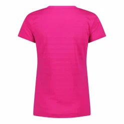 T-shirt donna con inserti in mesh orizzontali