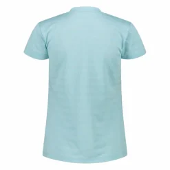 T-shirt donna con inserti in mesh orizzontali