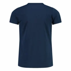T-shirt girocollo con logo CMP da bambina