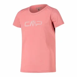 T-shirt girocollo con logo CMP da bambina