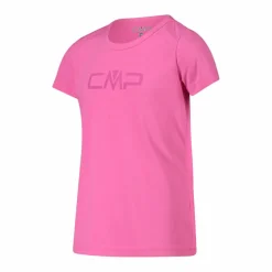 T-shirt girocollo con logo CMP da bambina