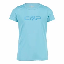 T-shirt girocollo con logo CMP da bambina