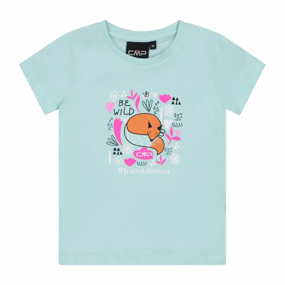 T-shirt in cotone biologico da Bambina