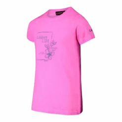 T-shirt in cotone slub jersey da bambina
