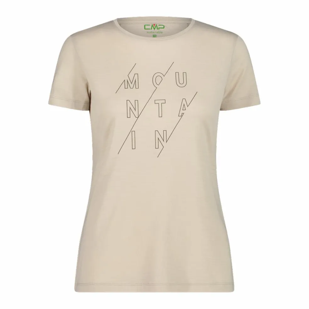 T-shirt in Performance Merino da donna