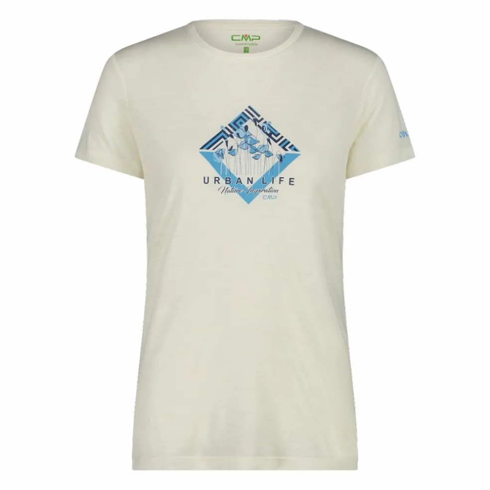 T-shirt in Performance Merino da donna
