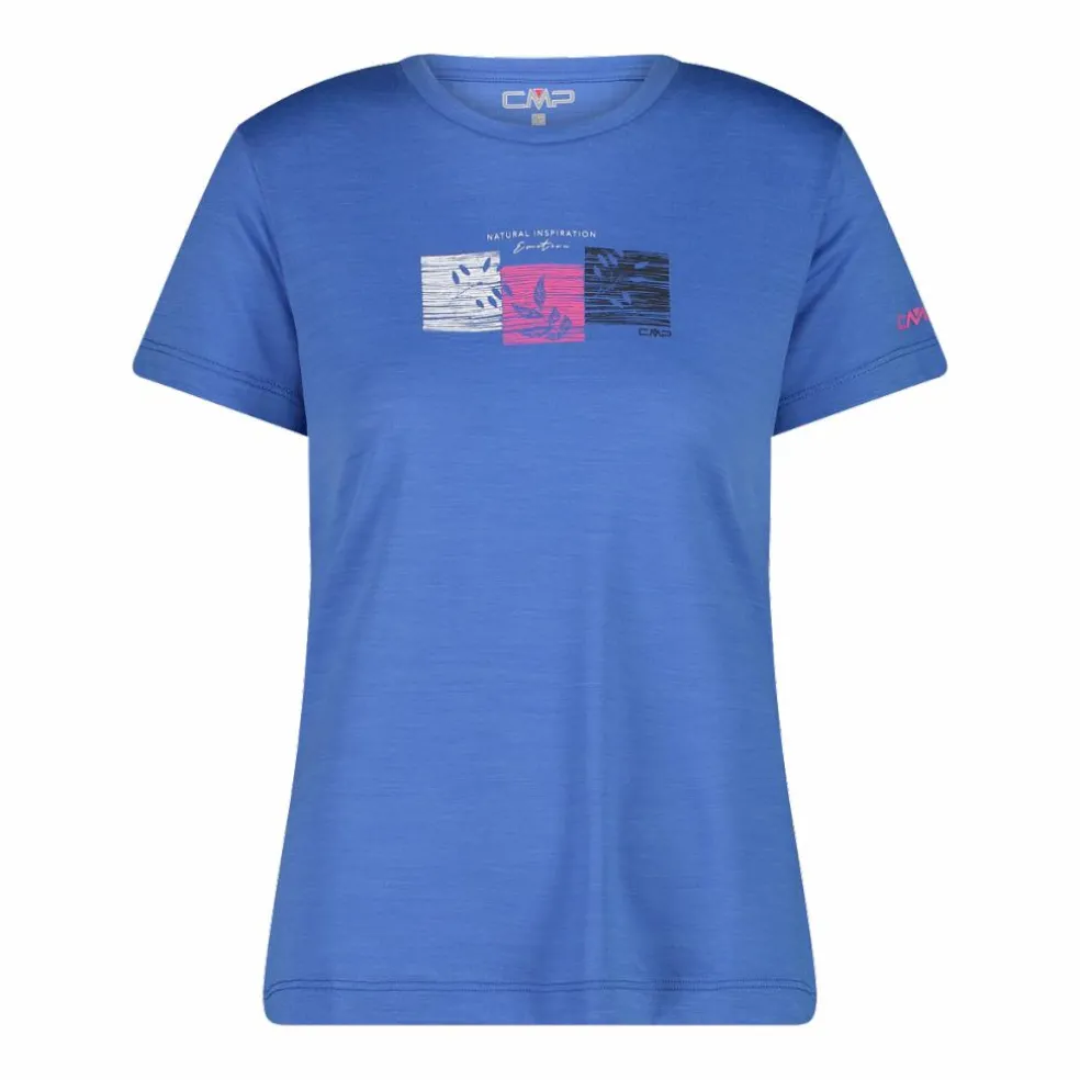 T-shirt in Performance Merino da donna