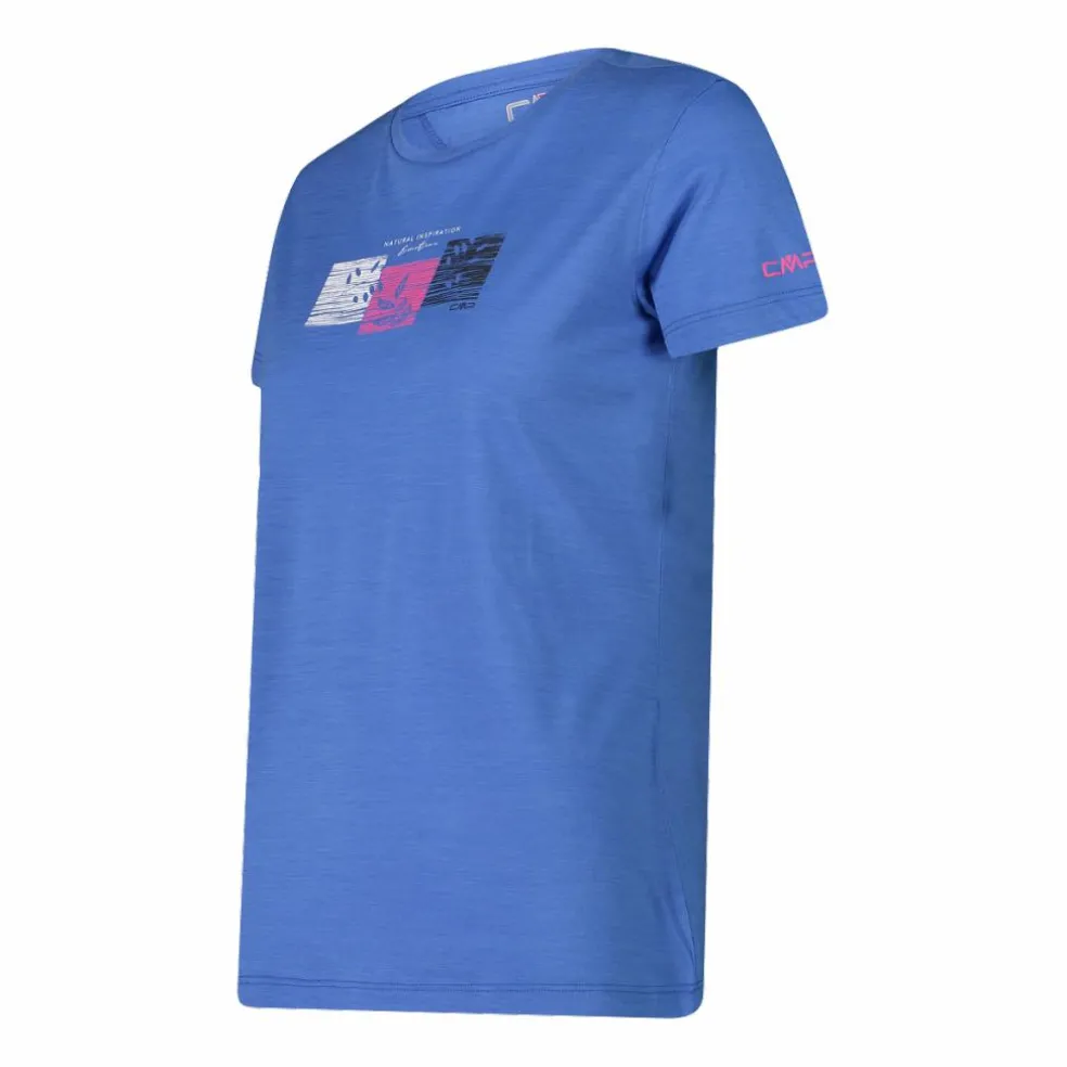 T-shirt in Performance Merino da donna