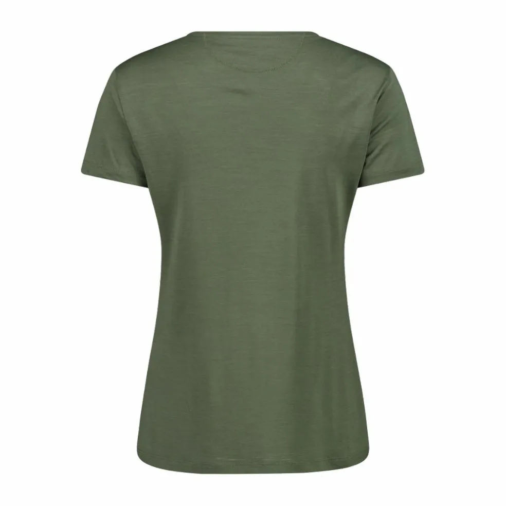 T-shirt in Performance Merino da donna