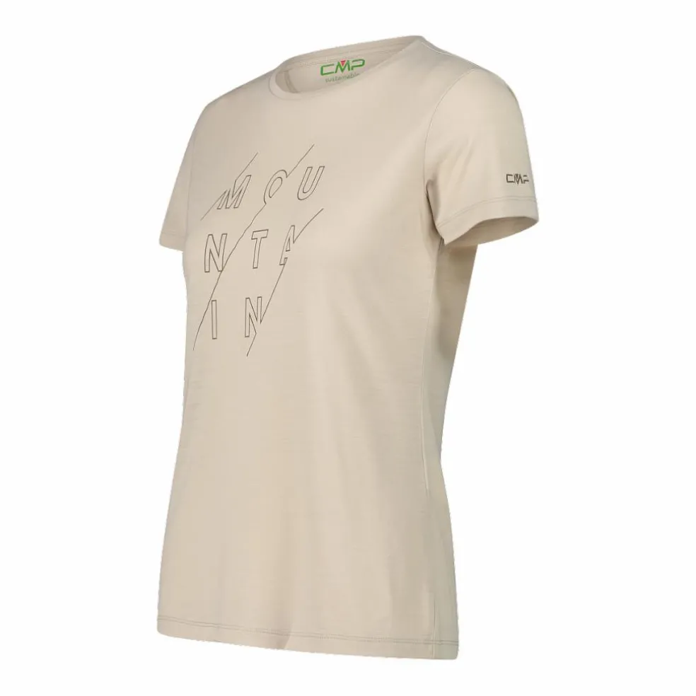 T-shirt in Performance Merino da donna